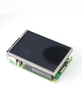 Raspberry Pi 5th Generation 5B 3.5-inch Display 3.5-inch Aluminum Alloy Casing TFT LCD Resistive Touch Screen