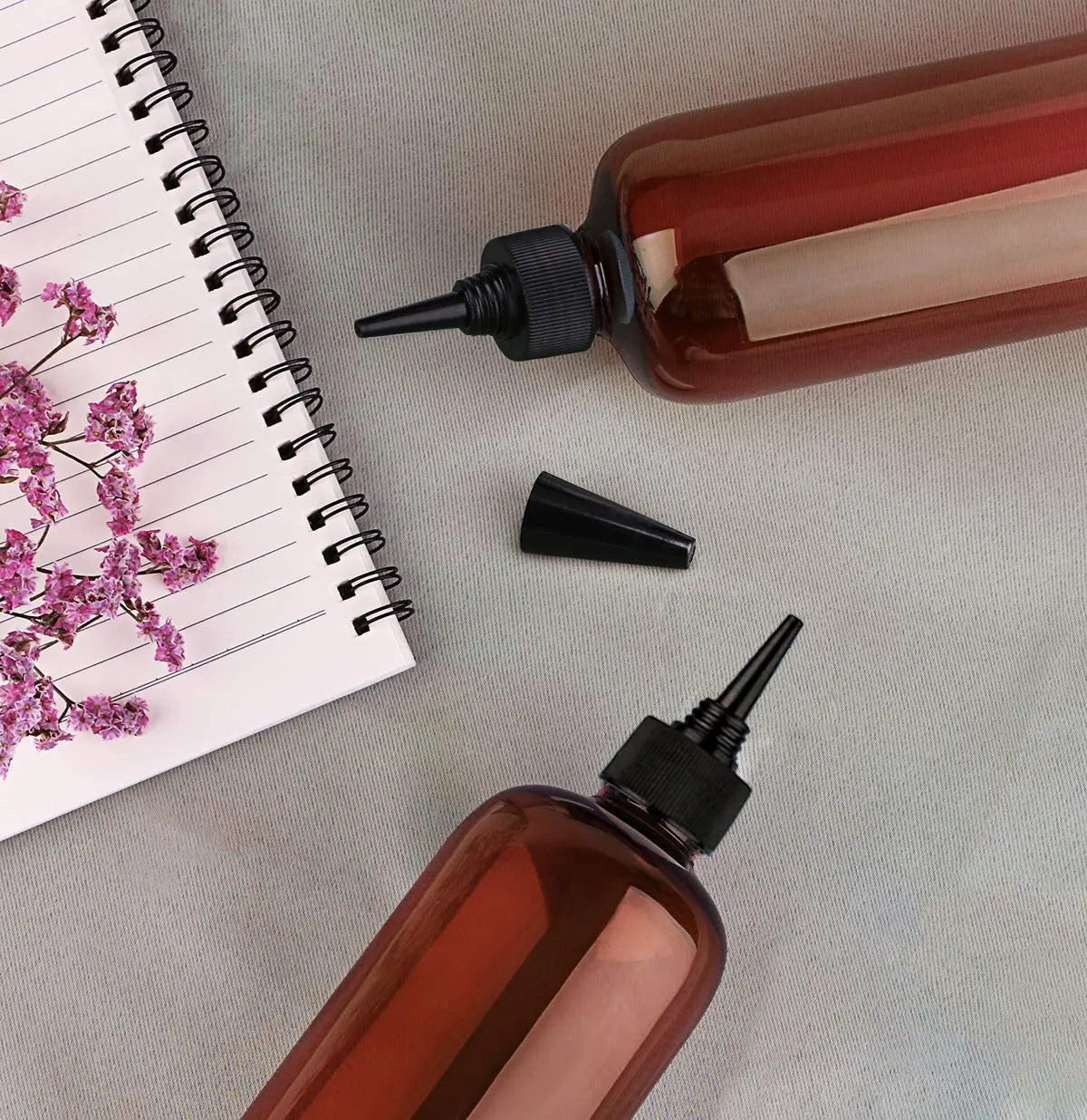 Pet Plastic Refillable Squeeze Bottle For Hair Color Bottle Applicator