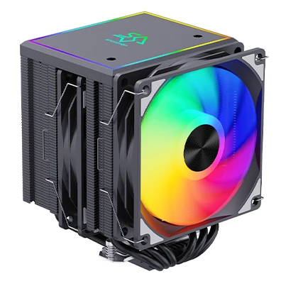 SNOWMAN MT880-V4D White ARGB CPU Cooler - Dual Tower 8 Heat Pipes
