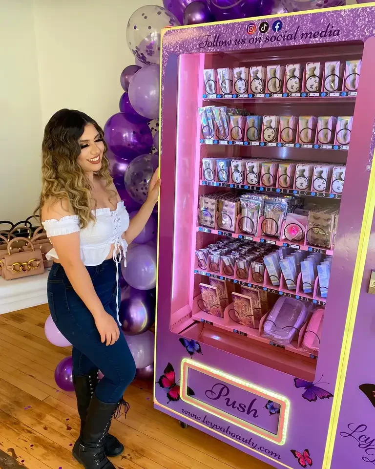 Factory Supply Cheap Mimi Beauty Vending Machine Touch Screen/ Cosmetics /Hair/eyelash /small Vending Machine
