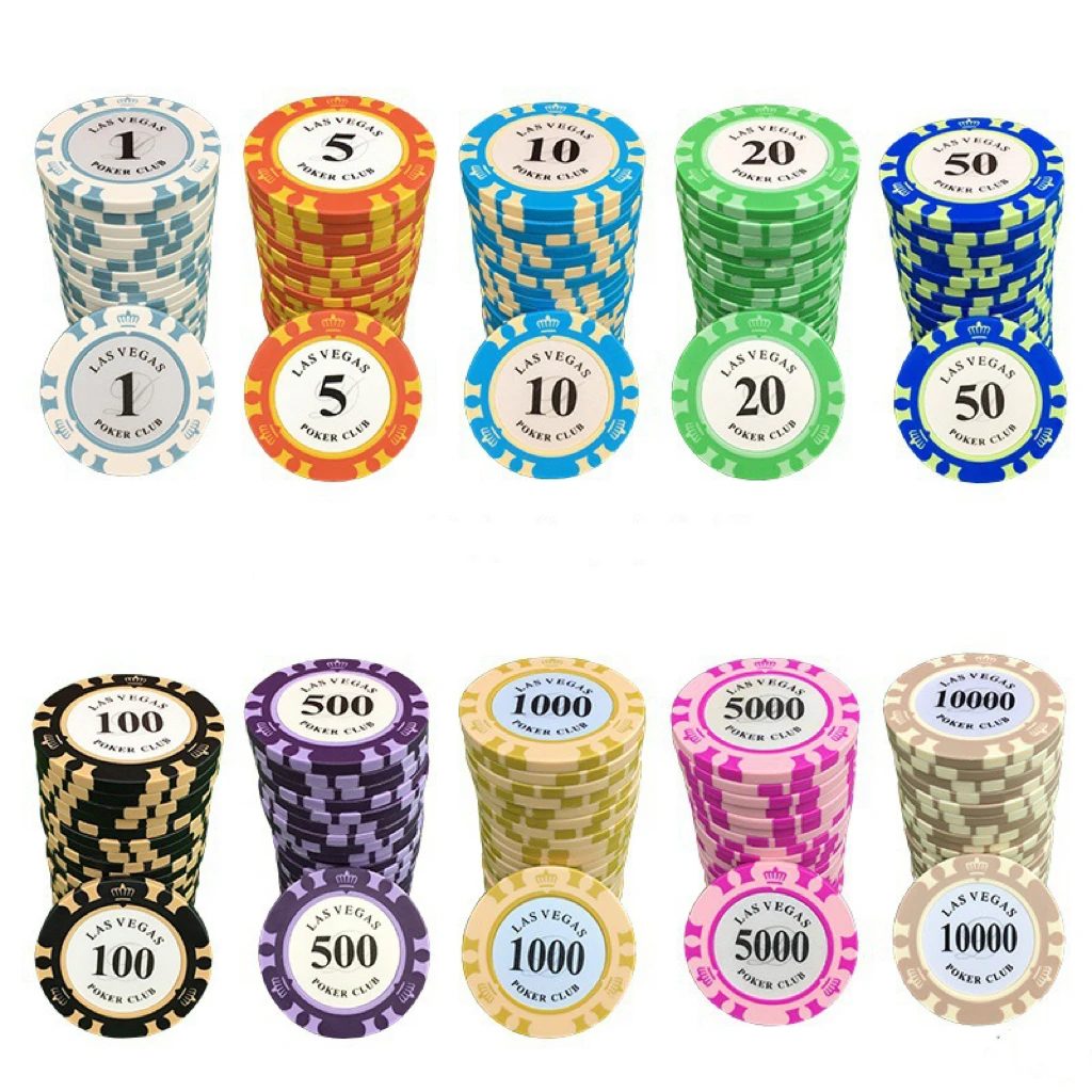 Глиняные покерные фишки с пользовательским