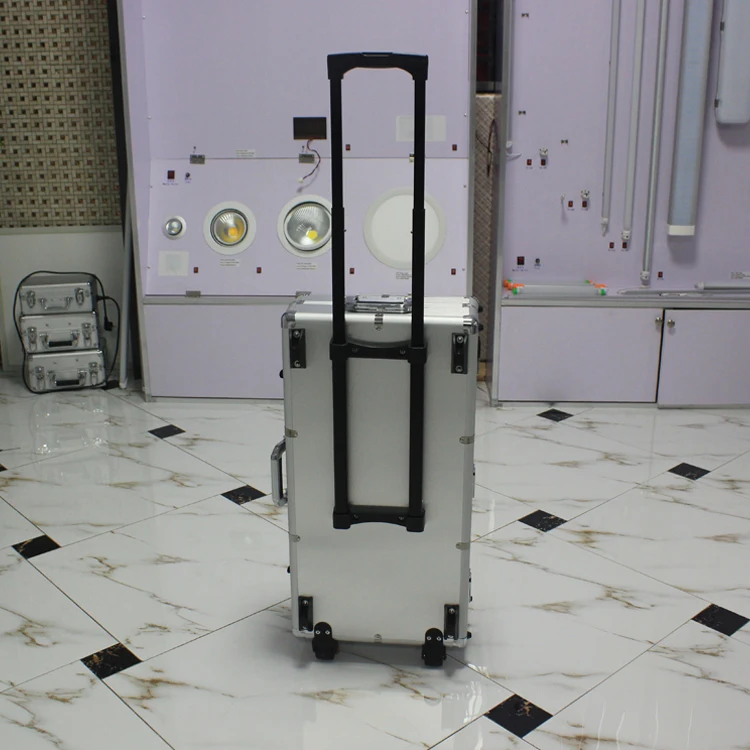 Portable LED Light Bulb LED Tube Display Demo Case Custom LED Demo Test Box for Business Trip