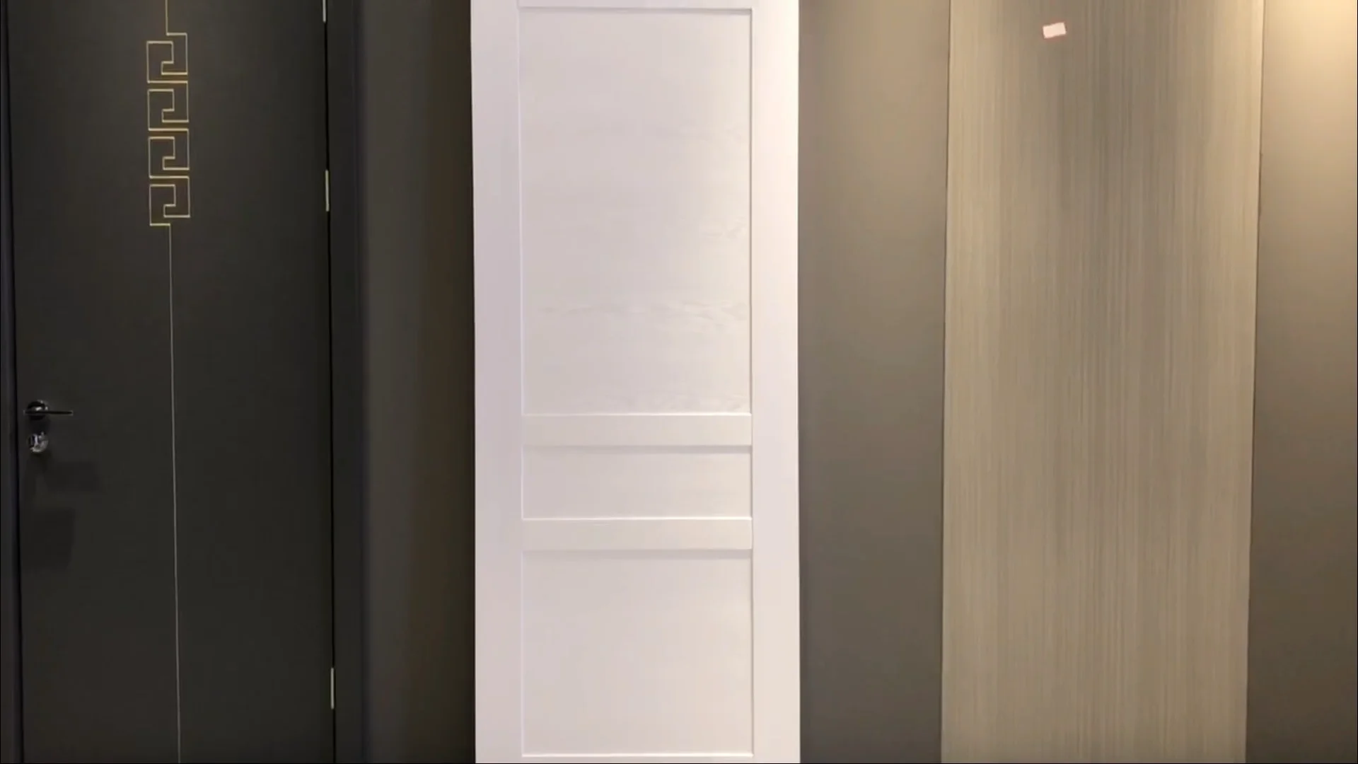 Factory Interior Solid Wooden Door Polish Design In Dhaka Bangladesh In