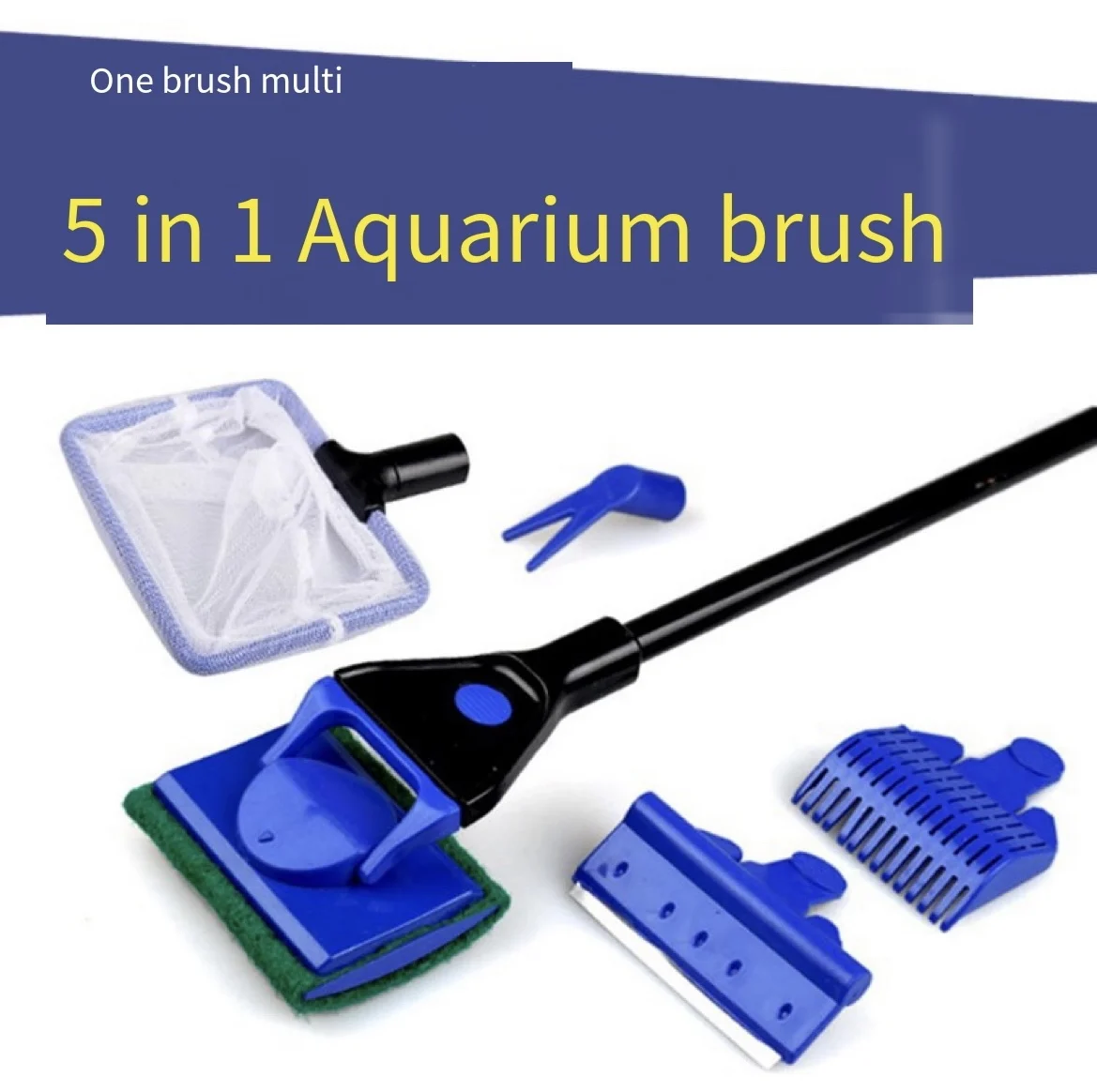 Factory Sell Fish Tank Cleaner Kit 5 In 1 Multifunctional Adjustable