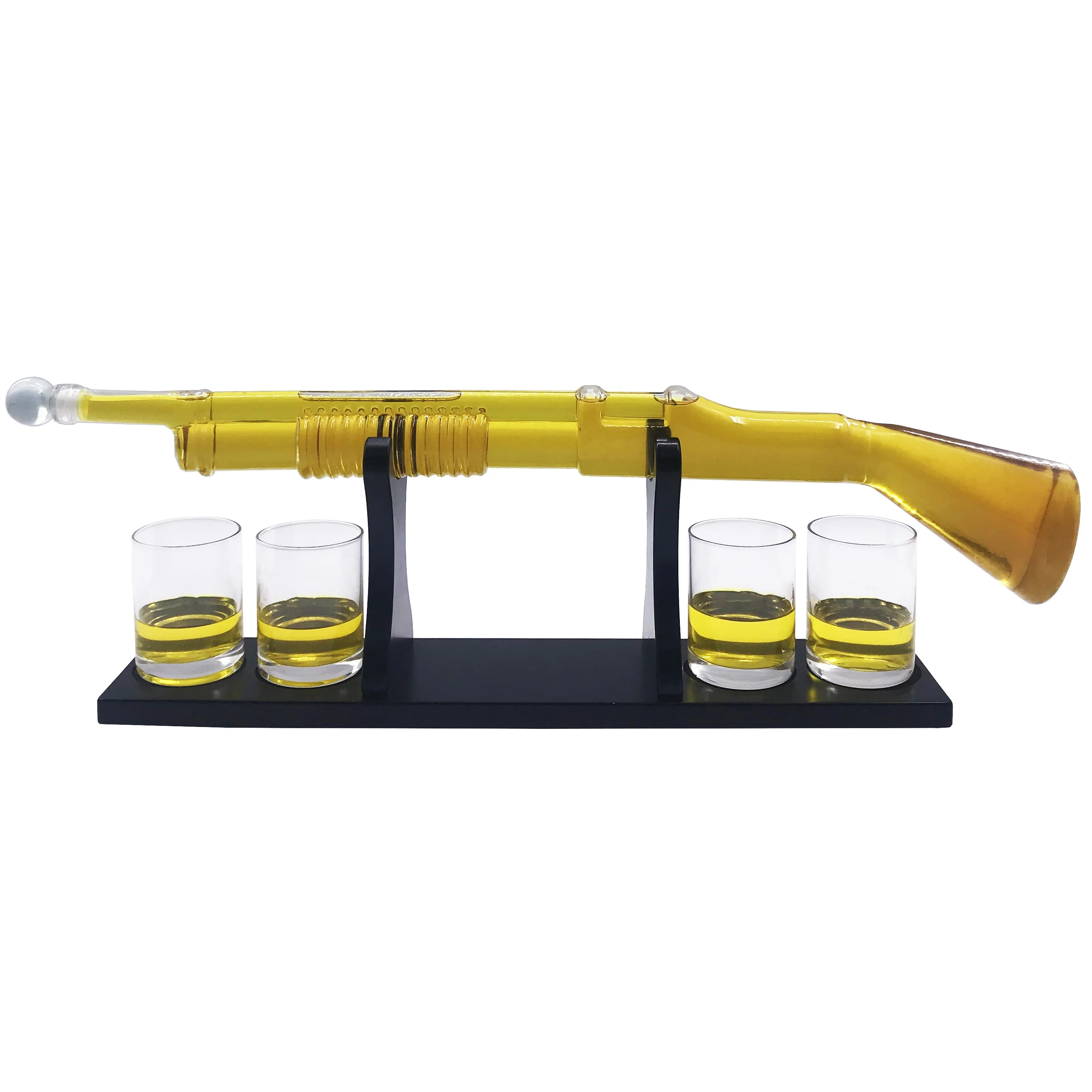 2021 New Design Rifle Gun Whiskey Decanter Shotgun Gun Large Decanter