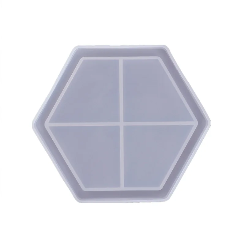 Tomorotec 3 PCS Hexagon Silicone Resin Mold for Coasters, Phone Album,  Desktop Decor, Home Decoration, Gift, Epoxy Resin Molds DIY Casting Square