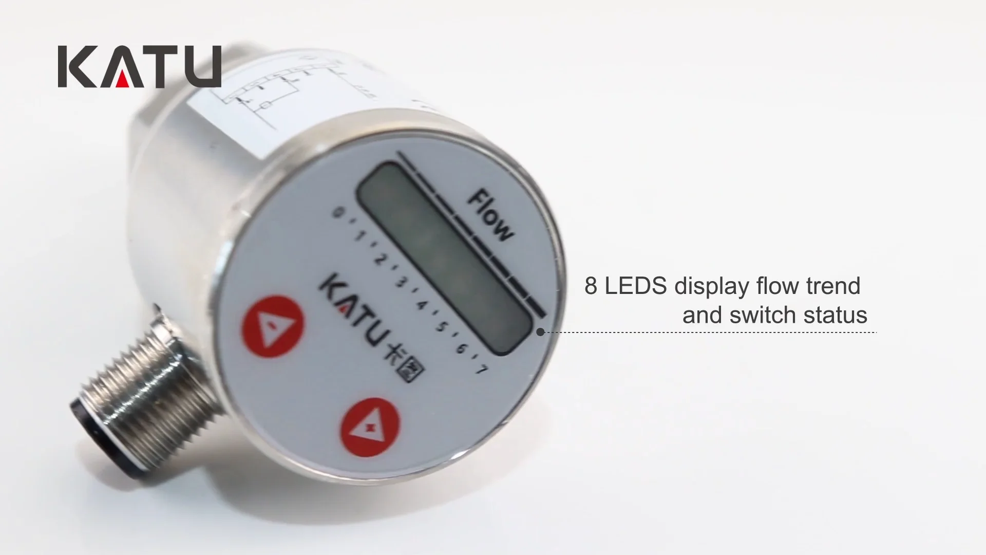 8-bit Led Display Flow Trend And Switch Status Flow Switch Pneumatic ...