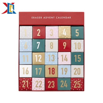 Christmas Gift Sweets Large Present Box Wholesale Packaging Advent Calendar
