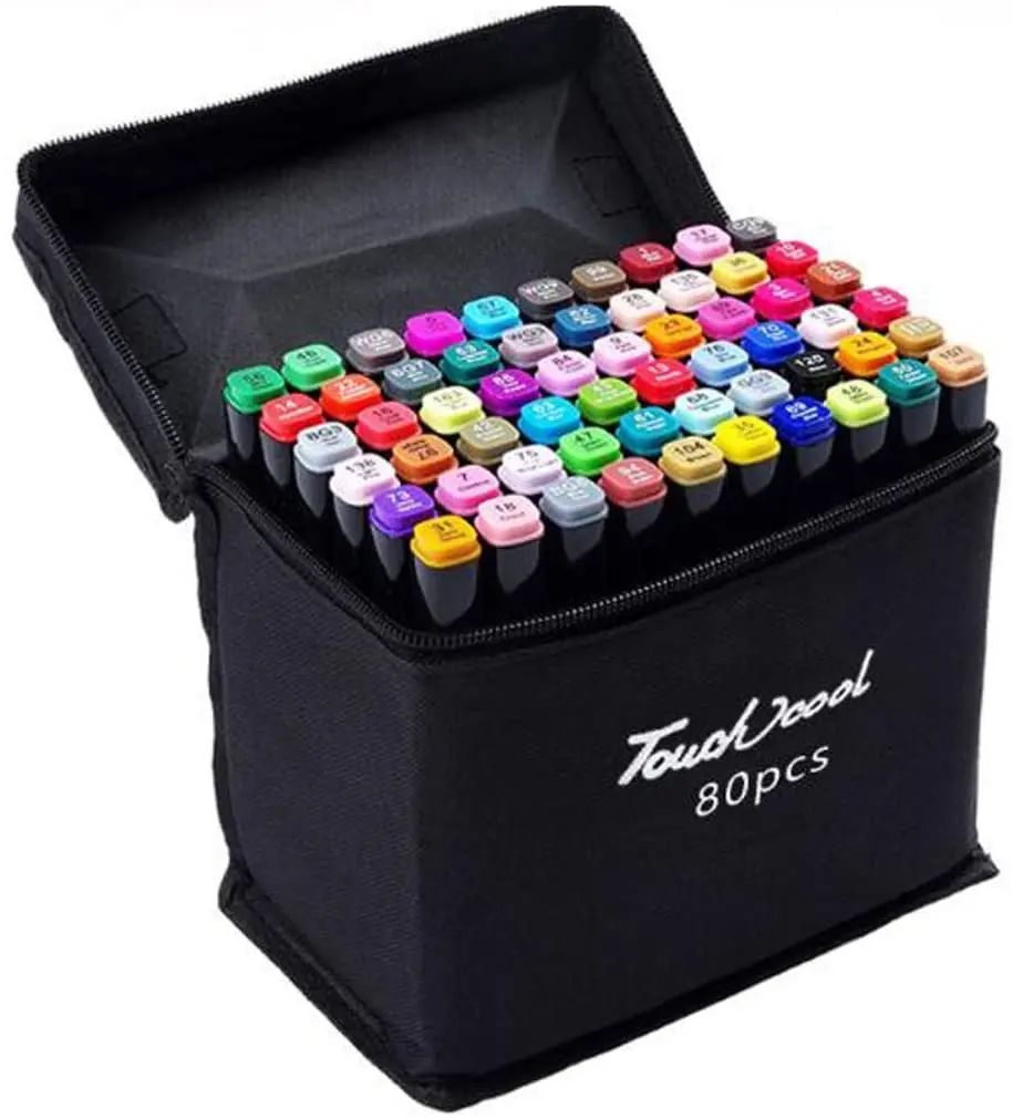 Маркеры для рисования принадлежности школьников и художников Набор цветных маркеров с двумя наконечниками оптовая продажа