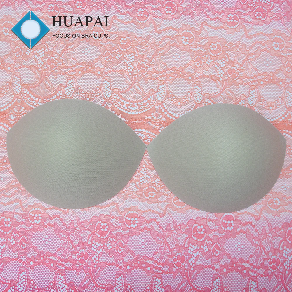 070 Small Size Padding Bra Cup Oval Shape 15mm Thick Push-up Foam Bra Pad Dress Made Quality Polyester Sponge OEM Available