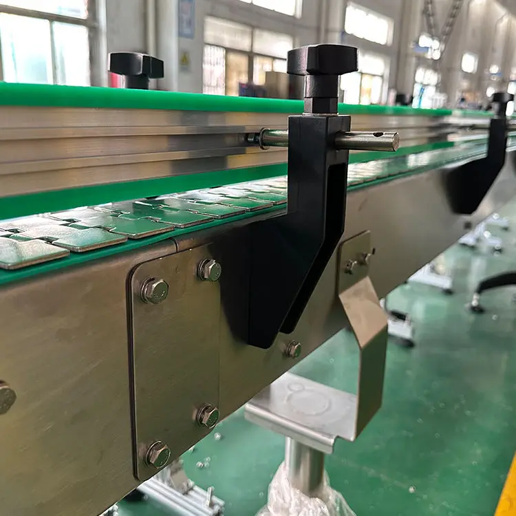 Multi Plastic Chain Conveyor Flex Chain with Pushers Plastic Chain Table Top Slat Substitute Conveyor