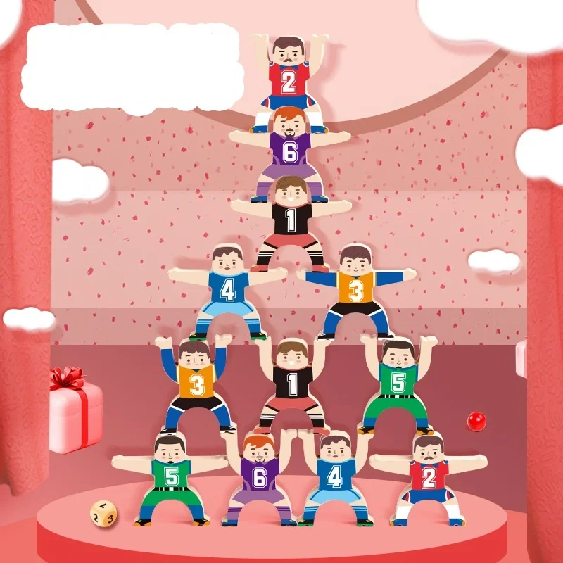 Wooden Stacking Games Giant Interlock Toys Balancing Blocks Games ...