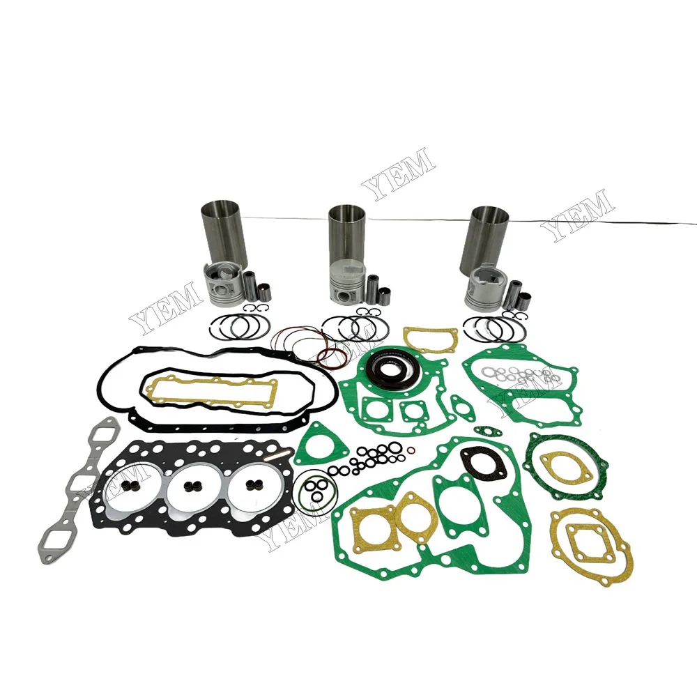 Overhaul Kit With Gasket Set Fit for Mitsubishi S3Q2 Engine 4