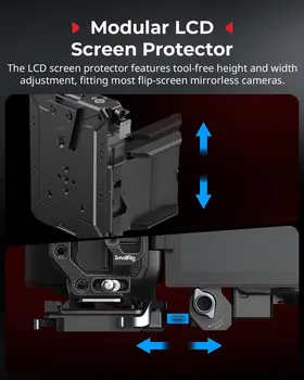 For SmallRig Compact V Mount Battery Plate D-Tap USB-C Supply LCD Screen Protector Rig for Mirrorless/DSLR Cameras NEEWER Mount detail image