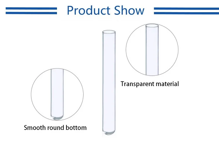 borosilicate test tube 165mm 25mm plastic glass test tube