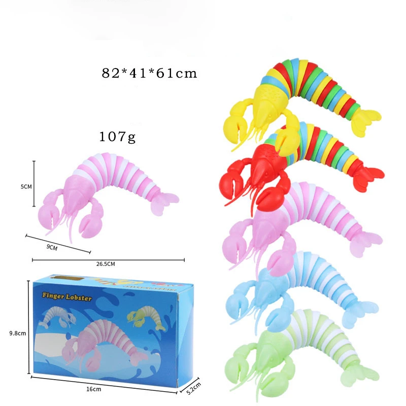 Lobster Flexible Fingertip Sensory Toy