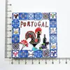 colorful Black (Portuguese rooster wine Mosaic)