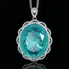 PA blue pendant with Chopin chain