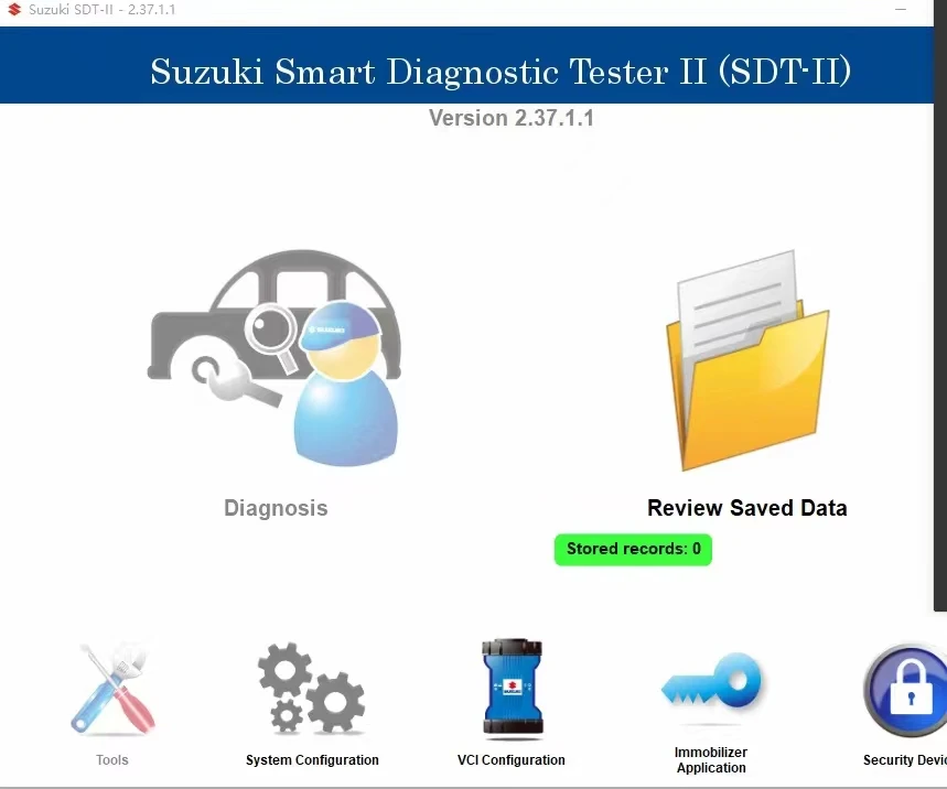 2024.03 Suzuki SDT-II SDT 2 Diagnostic Tool Kit Suzuki Smart Diagnostic Tester-2 MTS 6516 Support Both Suzuki Cars and Trucks