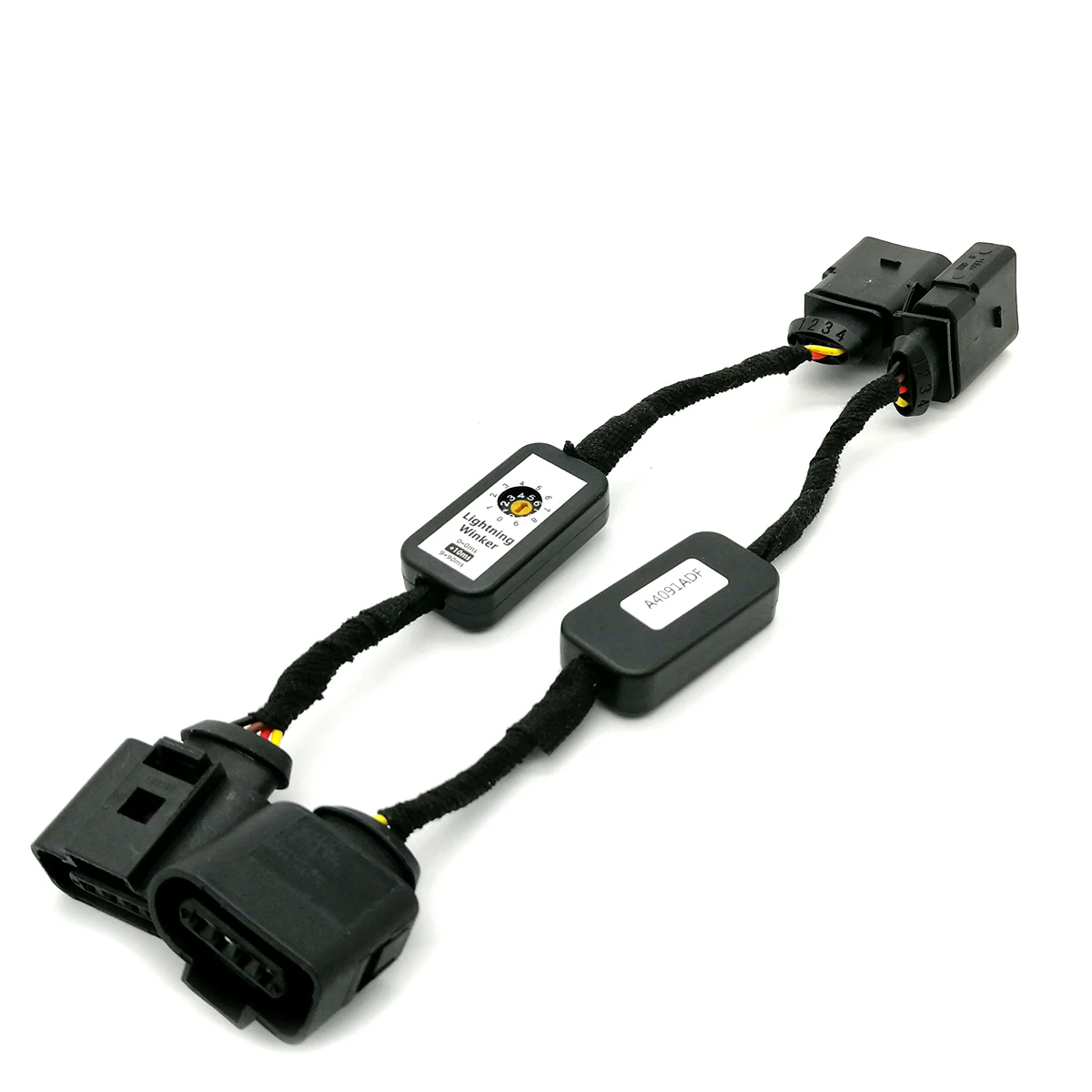 A4091A For Audi A4 S4 RS4 B8 B9 2013 2014 2015 2Pcs Dynamic Turn Signal Indicator LED Taillight Add-on Module Cable Wire Harness