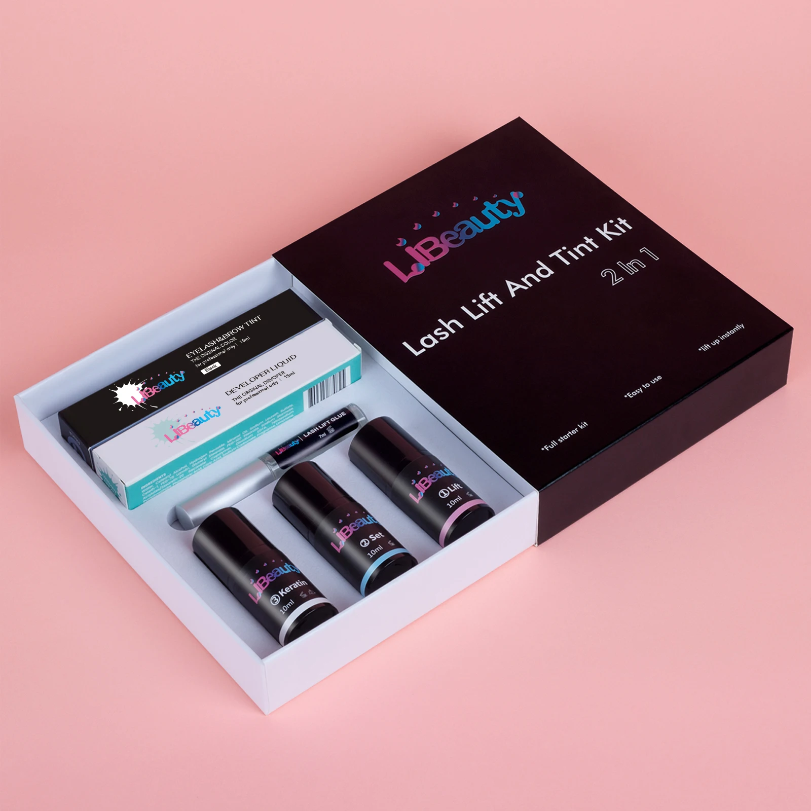 Vegan Eyelash Perm Dye Kit Safe And Healthy Lash Lift And Tint Kit With