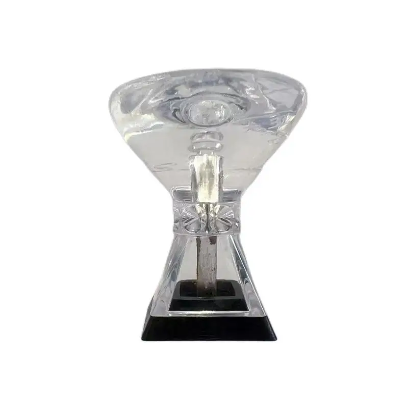 First Class Transparent PC Block High Heels,  Girls Shoes Heel Components Sole Parts