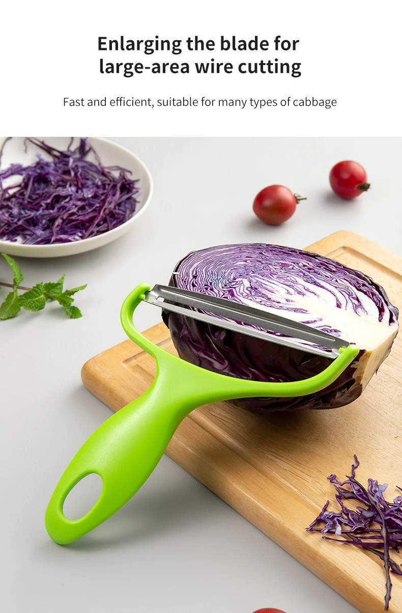 Cabbage Peeler Vegetable Cutter Cabbage Slicer Vegetables Graters Cabbage  Shredder Fruit Peeler Knife Potato Zesters Cutter Kitchen Gadgets (1PC)