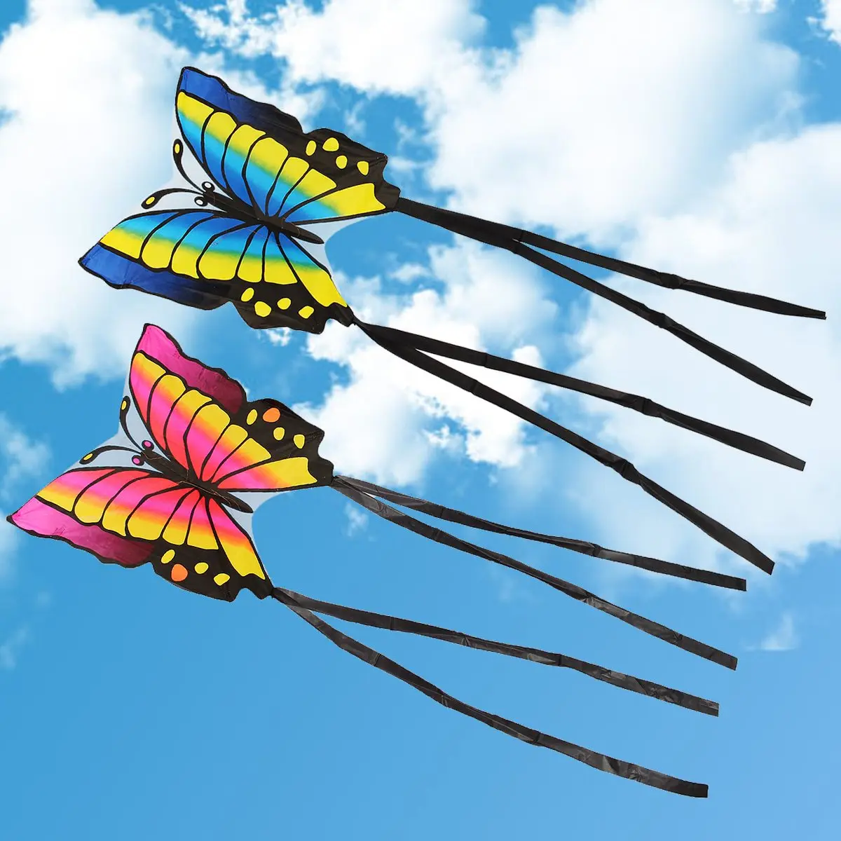 Beautiful Butterfly Long Kite Outdoor Flying Toy Sport  Gift  for  Children~