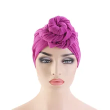 Custom Logo Soft Stretch Turbans Head-Wrap for Women Fashion Voile Solid Long Hair Scarf Headband