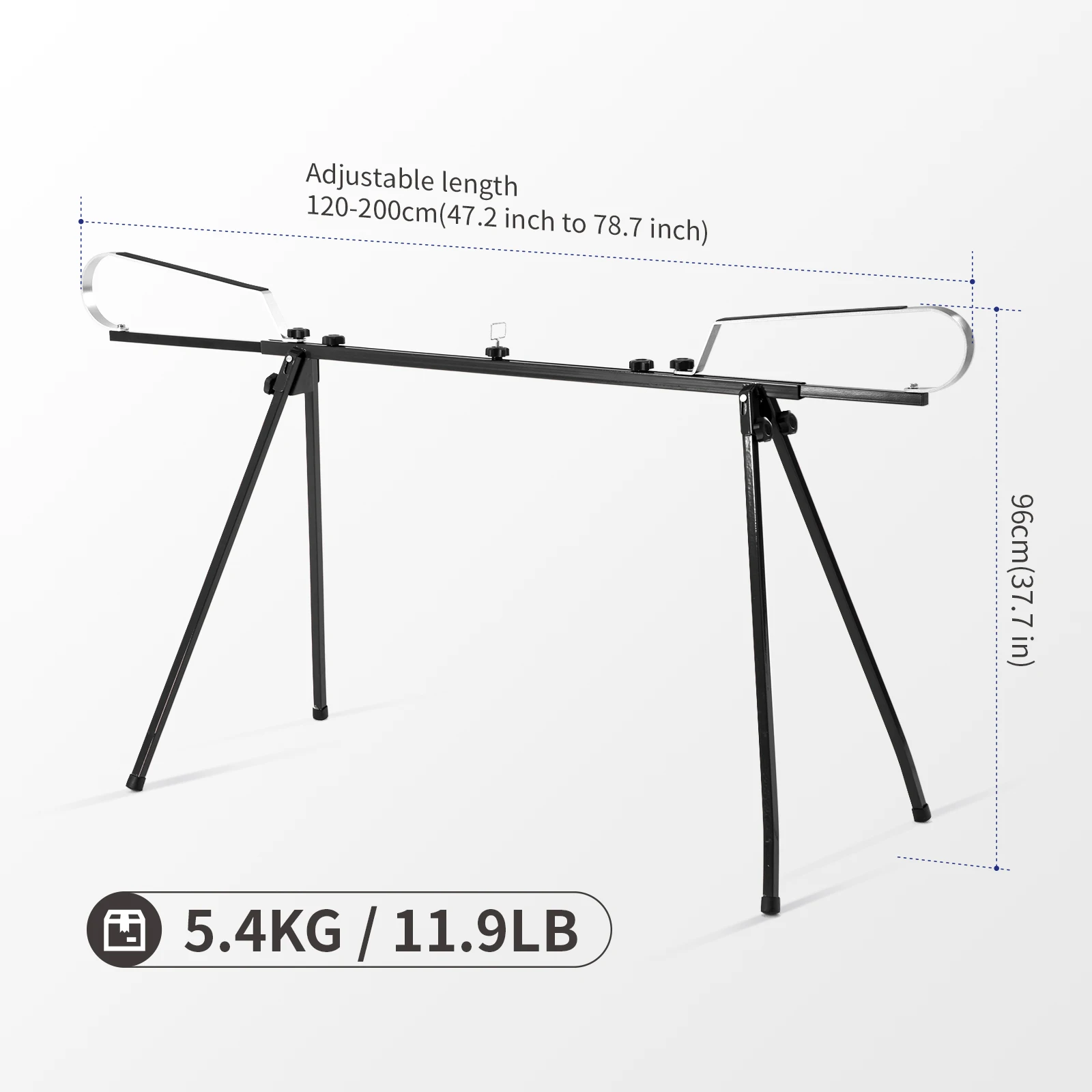 Cross Country Nordic Ski Waxing Table - Portable & Adjustable