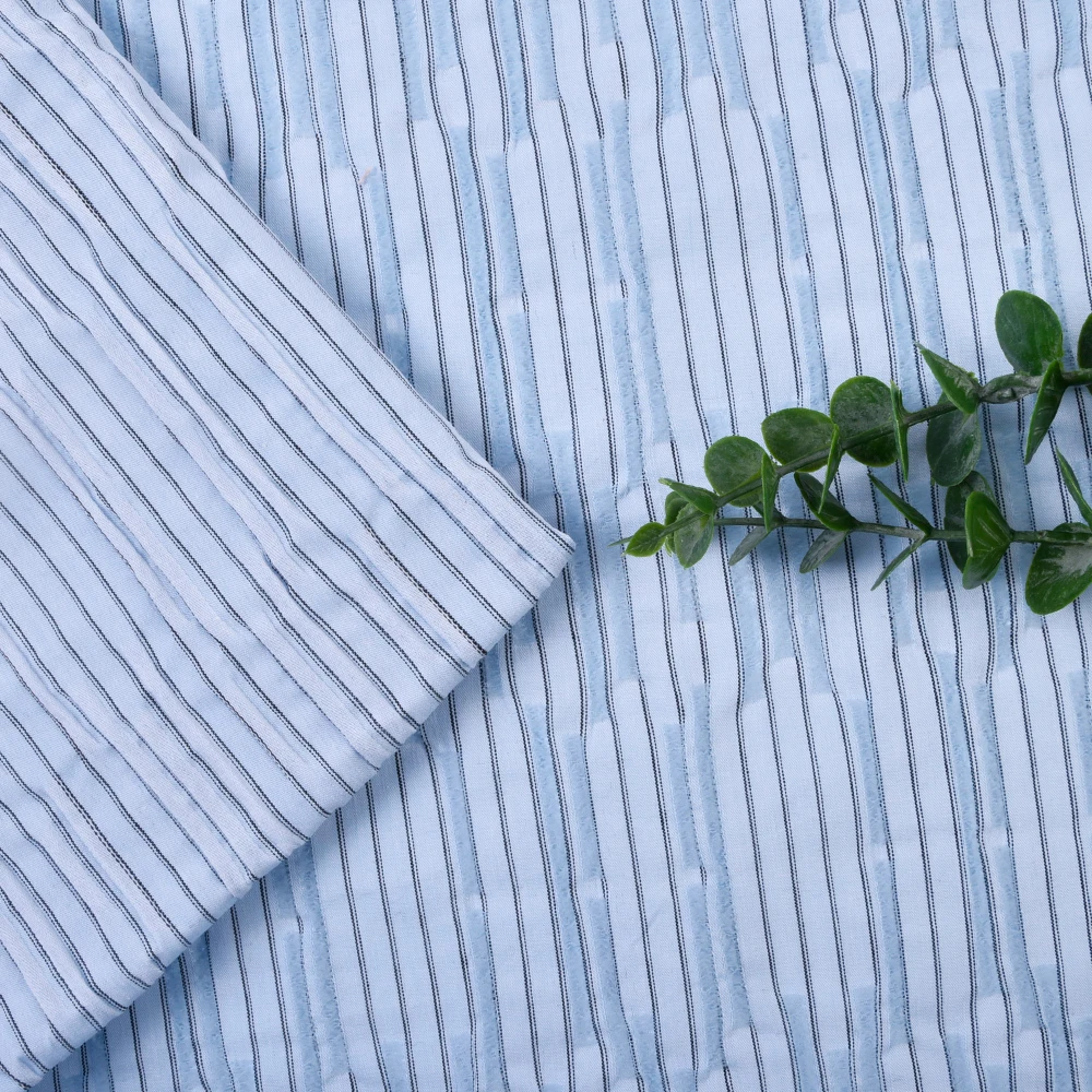 product new fashion woven striped jacquard cotton yarn dyed fabric for mens suit-8