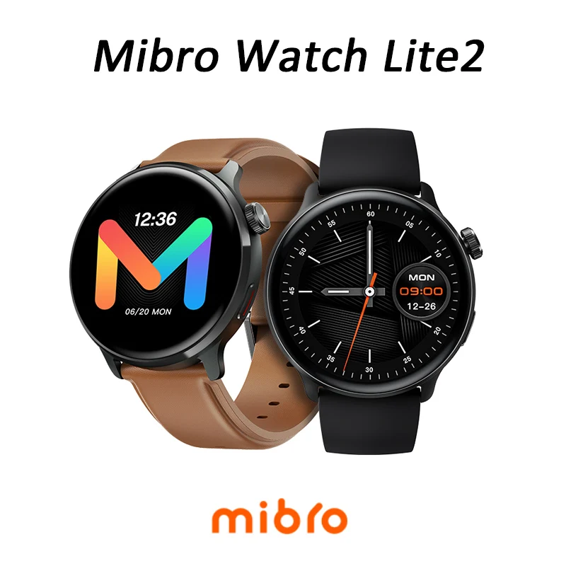 Global Version Mibro Lite Smart Watch Inch AMOLED HD Display Metal  Body Bluetooth Call Dual Core Chip 12 Days Battery IOS