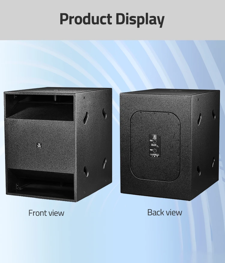 Single 18'' Speakers Subwoofer 18 Inch 500w Home Theatre System