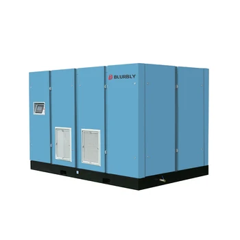Specialized factory produced oil injection high power industrial 260hp 200kw pm vsd screw air compressor