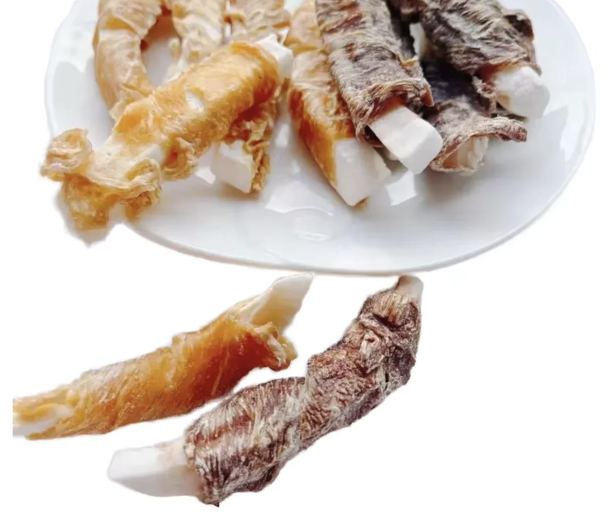 Wholesale Pet Treats Puppy High Crude Protein Pet Dog Food Chicken & Coconut Dog Treats Protect Teeth Training Dental Chew Food