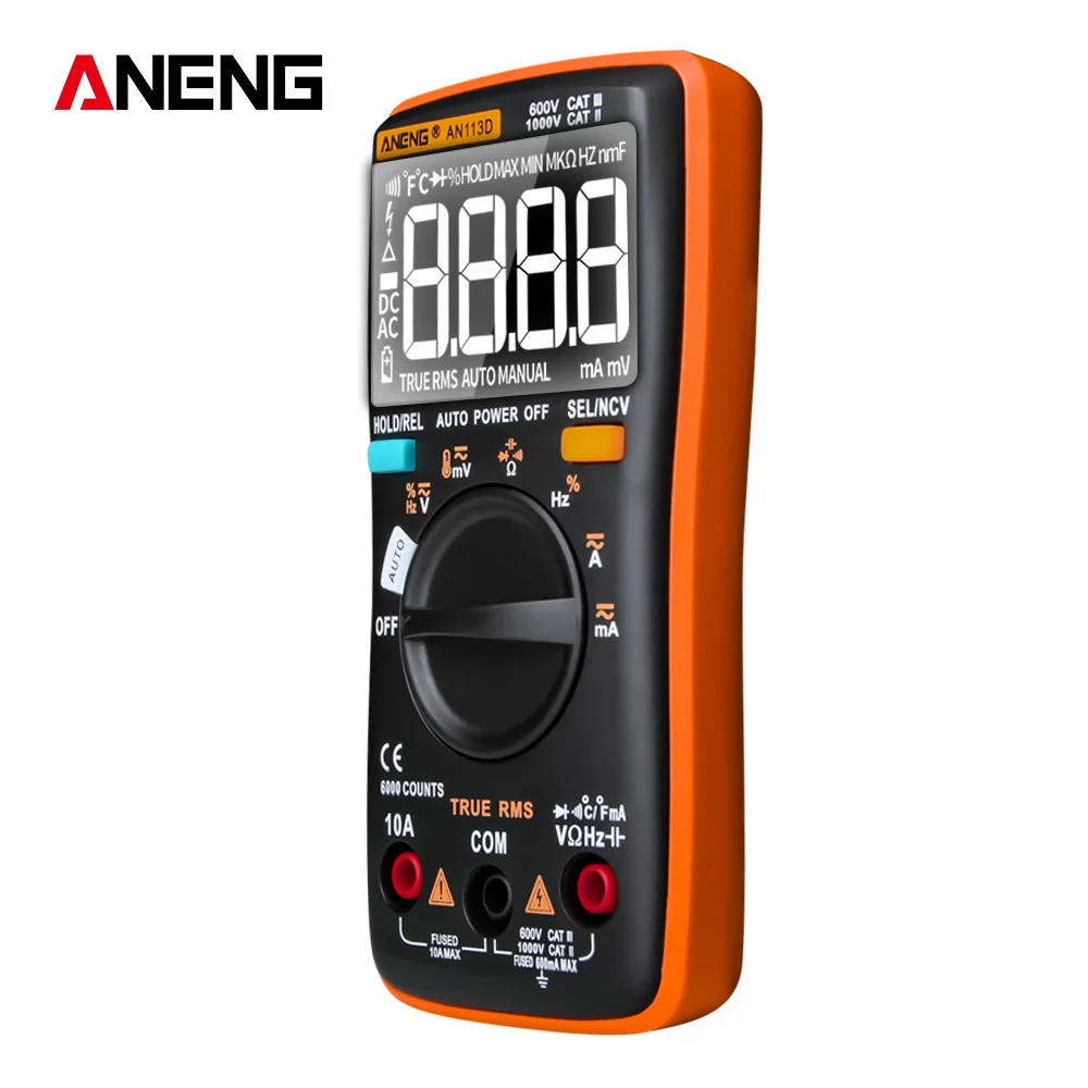 Aneng an113d 2024 digital multimeter