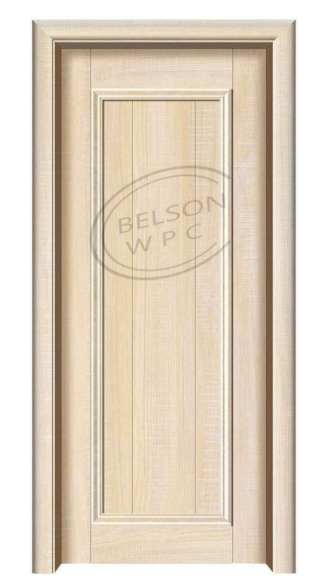 Modern Design Belson Factory Direct WPC PVC Foam Assembled Door Waterproof with Finished Surface