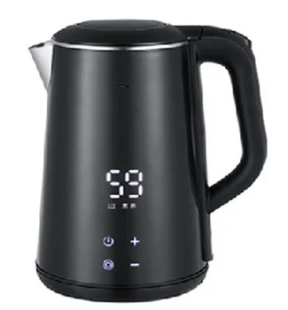 Digital Display Touch Screen Water Temperature Adjustable Electric Kettle Double Wall Stainless Steel Smart Kettle