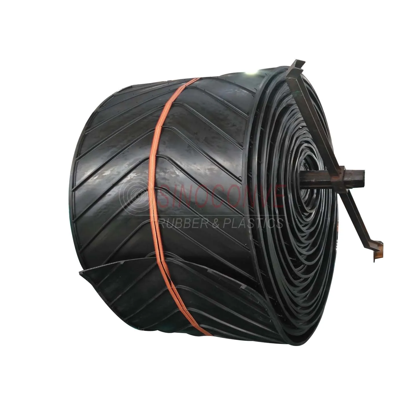 Heat Resistant EP Canvas Chevron Rubber Conveyor Belt