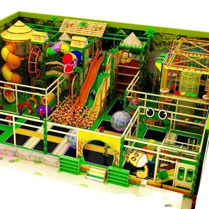 Play Sets Soft Playground Popular Design Jungle Theme Indoor Pre School Toy Kids Indoor Plastic Slide Tube for Kids ZYYL-A06