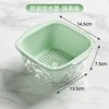 Matcha Green Mini Double-Layer Drain Basket