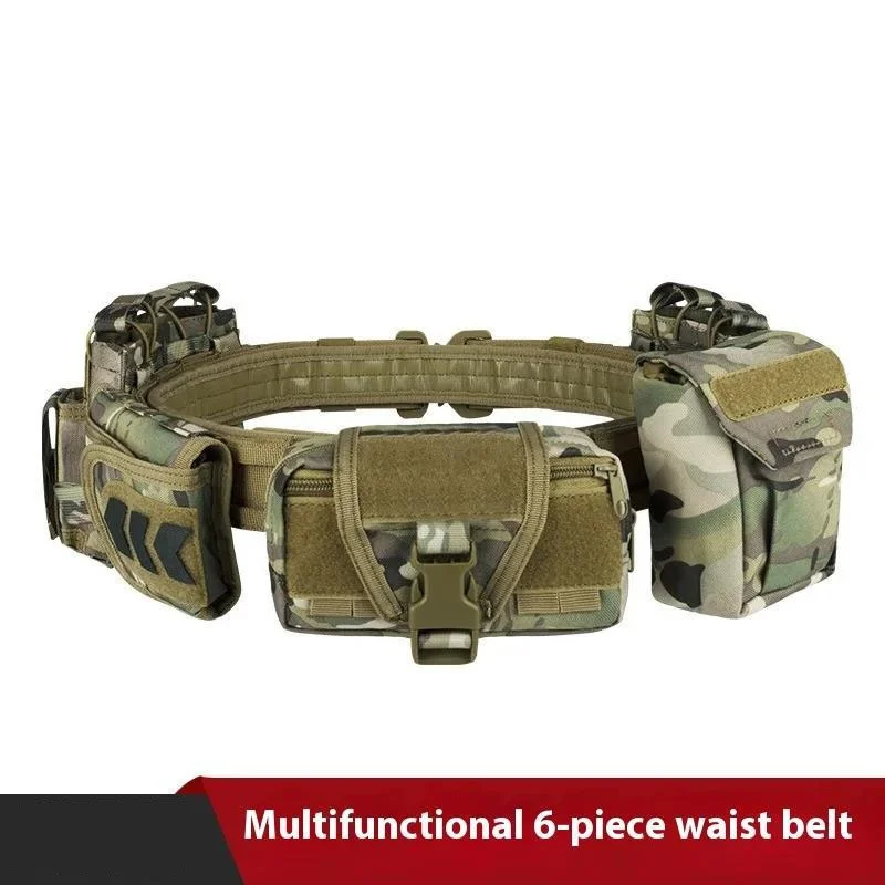 Durable Wholesale Hunting Equipment System Tactical Men Belt Waist Support Security Duty Wear-resistant Tactical Utility Belt