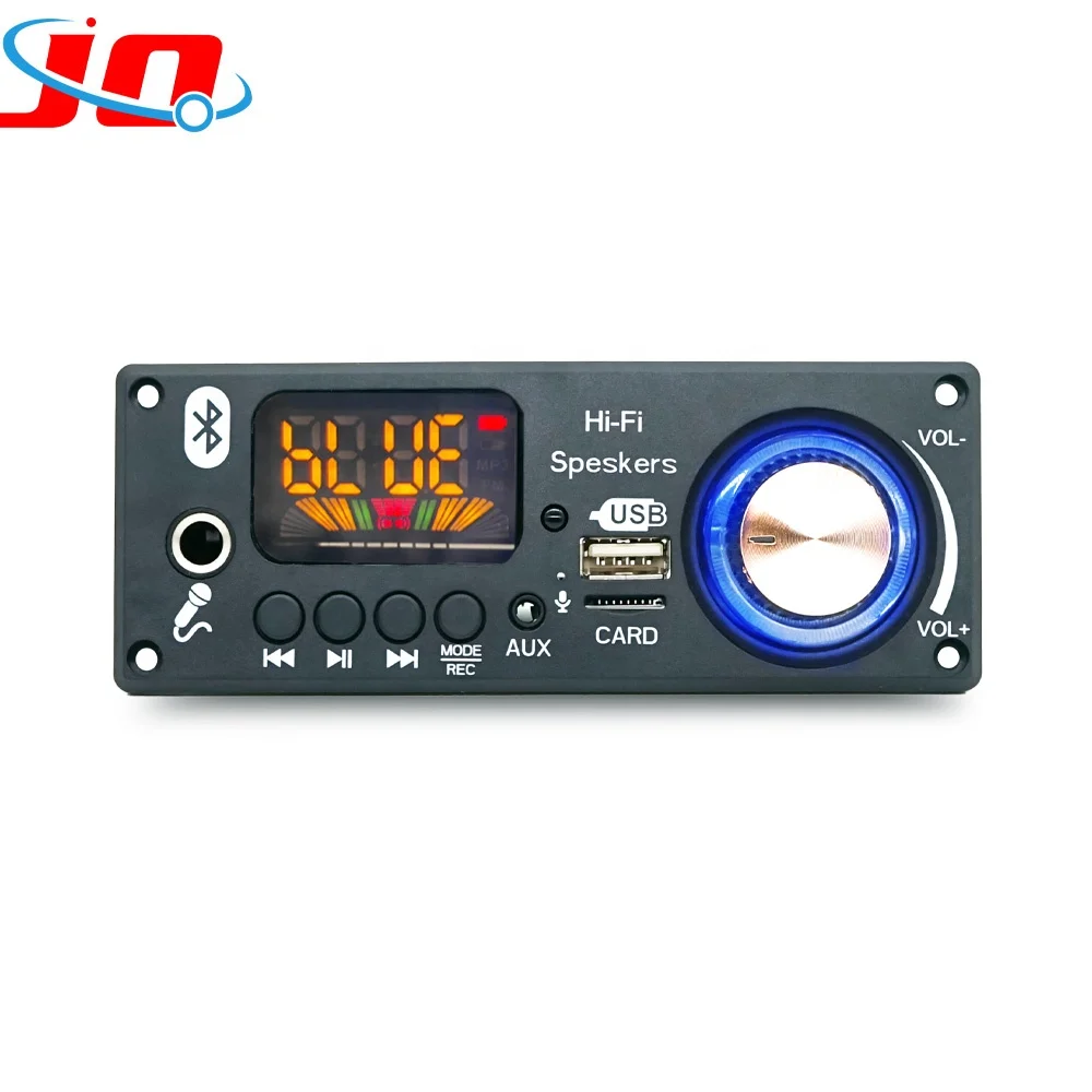 12V Bluetooth Speaker Module MP3 Music Player Audio Decoder Board Calling Recording With Microphone Function