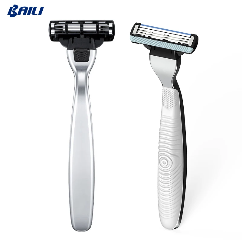 3 Layer Blade razor New Design Plastic Handle Shaving razor Triple Blade Shaver razor