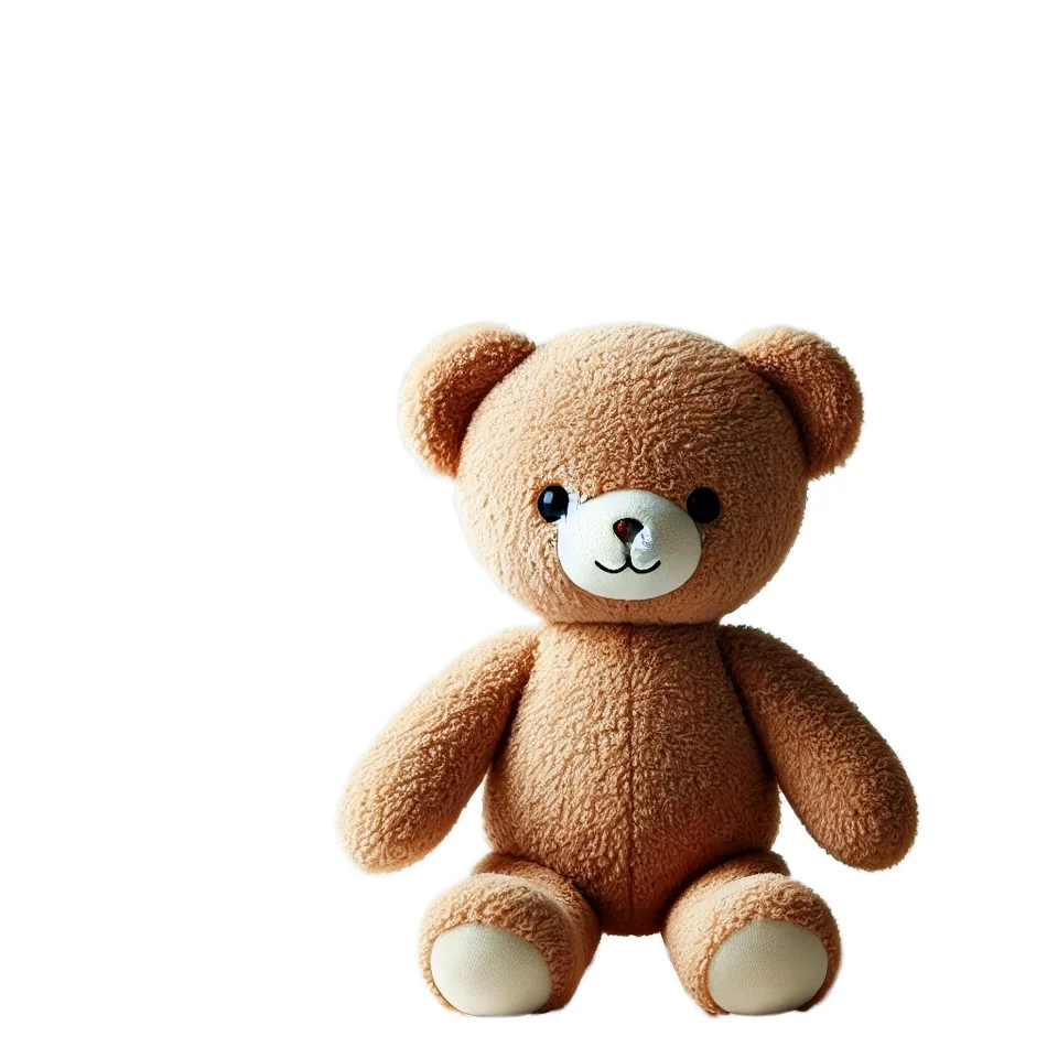 Plush Toy with Back Zipper Teddy Bear with Voice Repeat Sound Module Teddy Bear Voice