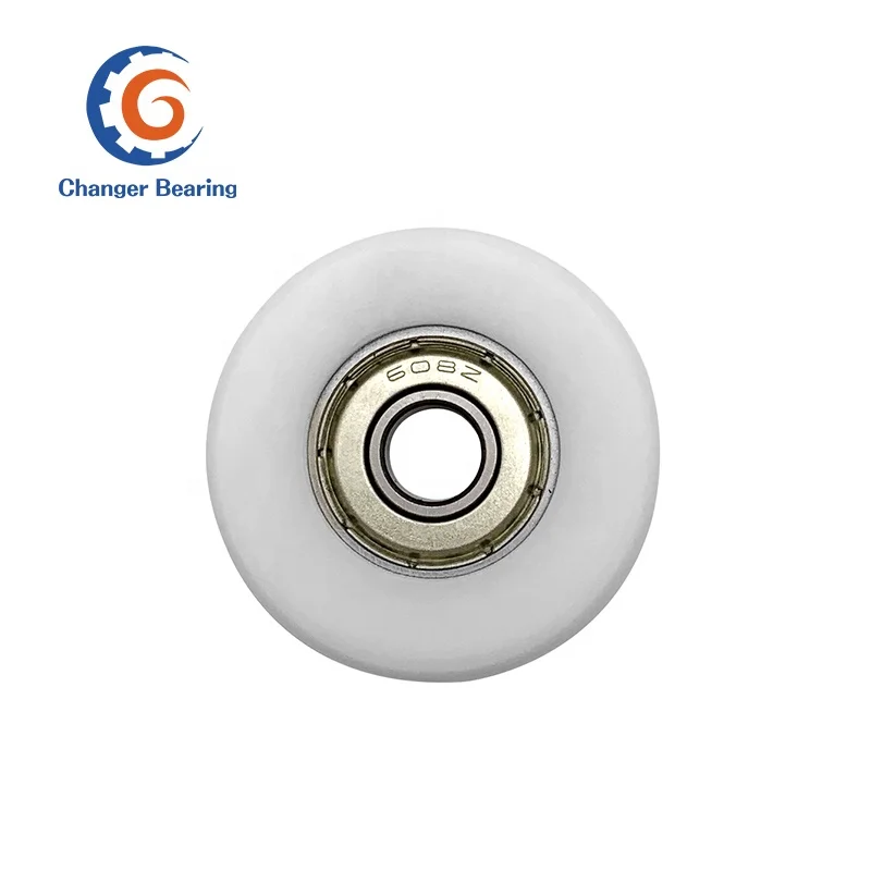 Indoor Rowing Exercise Nylon Rowing Machine Wheels 8x38x12mm with 608ZZ Bearing Bore 8mm Rowing Machine Nylon Wheel