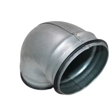 Hot Selling HVAC Galvanized Pressed Bend/ Elbow Halves Ventilation Fittings