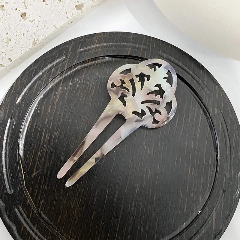 Креативные темпераментные аксессуары для волос DOWELL с двойными зубьями палочка из