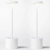 White rechargeable lamp