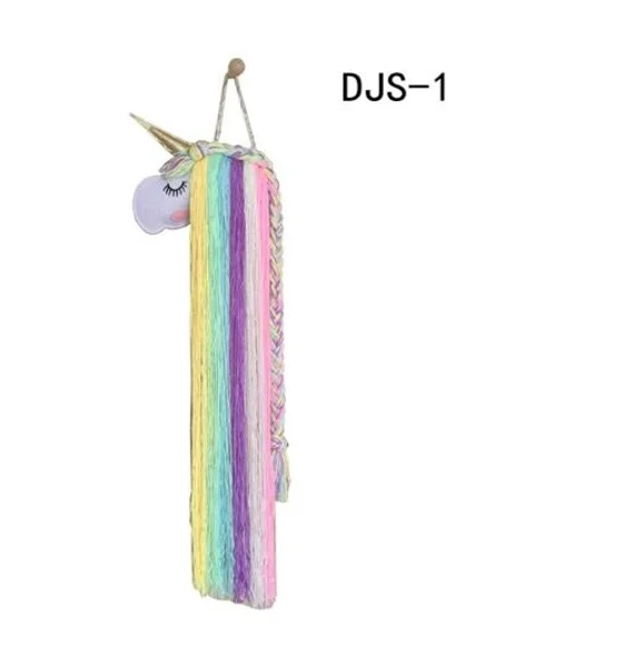 Хорошо 9 видов цветов «Unicorn Hair лук держатель, записная книжка, заколки для волос для хранения стены украшения девушка комната аксессуары для волос магазин